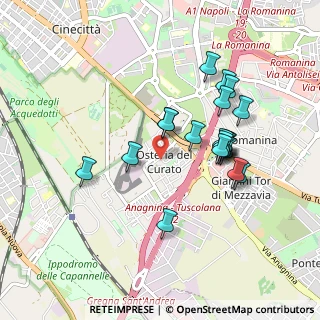 Mappa Via Stignano, 00173 Roma RM, Italia (0.8935)