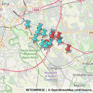 Mappa Via Zungri, 00173 Roma RM, Italia (2.31615)