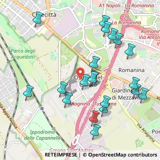 Mappa Via Zungri, 00173 Roma RM, Italia (1.2095)