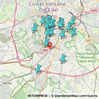 Mappa Via del Cappellaccio, 00144 Roma RM, Italia (3.8645)
