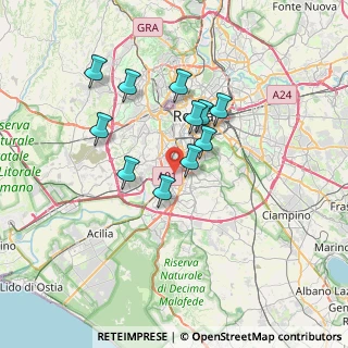 Mappa Via del Cappellaccio, 00144 Roma RM, Italia (6.09364)