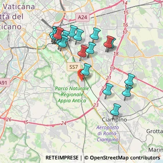 Mappa Via Sinopoli, 00178 Roma RM, Italia (4.273)