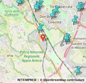 Mappa Via Sinopoli, 00178 Roma RM, Italia (3.18)