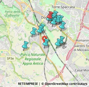 Mappa Via Sinopoli, 00178 Roma RM, Italia (1.61706)