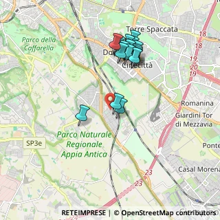 Mappa Via Sinopoli, 00178 Roma RM, Italia (1.88556)