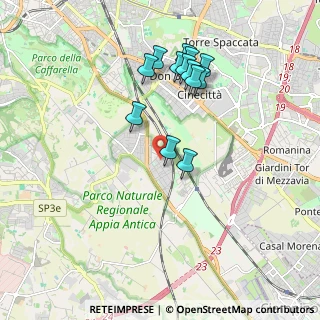 Mappa Via Sinopoli, 00178 Roma RM, Italia (1.88769)