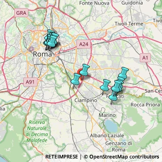 Mappa Via Polistena, 00173 Roma RM, Italia (8.56222)