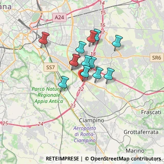 Mappa Via Ardore, 00173 Roma RM, Italia (2.65615)