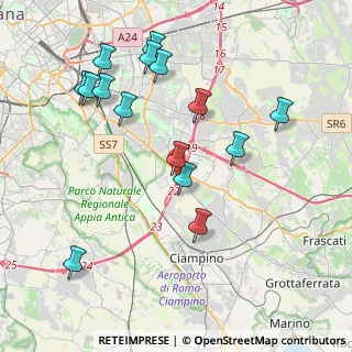 Mappa Via Polistena, 00173 Roma RM, Italia (4.536)