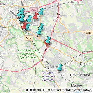 Mappa Via Polistena, 00173 Roma RM, Italia (5.49)