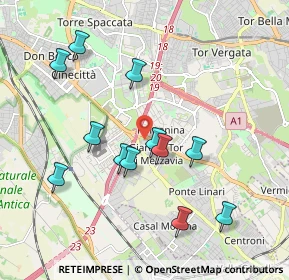Mappa Via Torre di Mezzavia, 00100 Roma RM, Italia (1.99667)