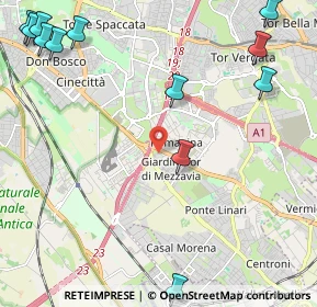 Mappa Via Torre di Mezzavia, 00100 Roma RM, Italia (3.3925)
