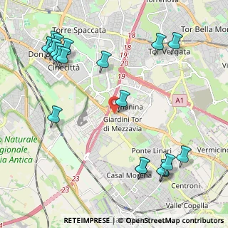 Mappa Centro commerciale Anagnina a, 00173 Roma RM, Italia (2.89105)