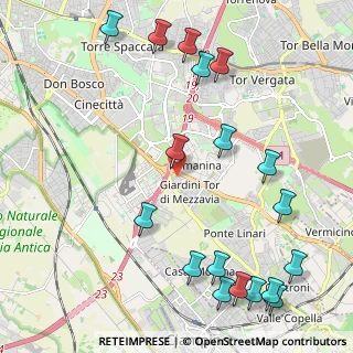 Mappa Centro commerciale Anagnina a, 00173 Roma RM, Italia (2.945)