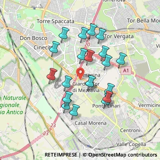 Mappa Centro commerciale Anagnina a, 00173 Roma RM, Italia (1.7545)