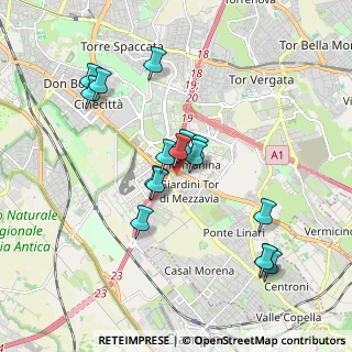 Mappa Via Torre di Mezzavia, 00100 Roma RM, Italia (1.86563)