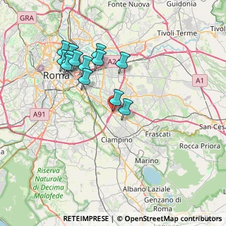 Mappa Centro commerciale Anagnina a, 00173 Roma RM, Italia (7.65231)