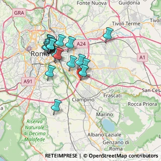 Mappa Via Torre di Mezzavia, 00100 Roma RM, Italia (7.595)