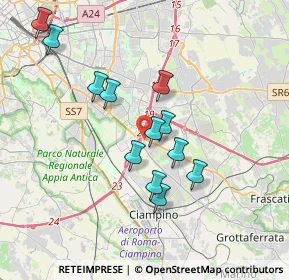 Mappa Via Torre di Mezzavia, 00100 Roma RM, Italia (3.4975)