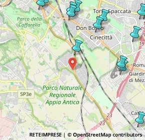 Mappa Via Bagnara Calabra, 00178 Roma RM, Italia (3.34429)