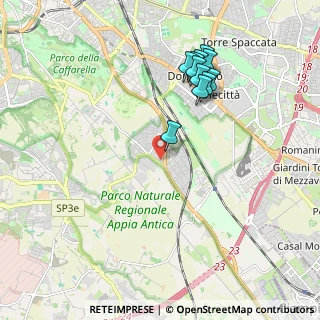 Mappa Via Bagnara Calabra, 00178 Roma RM, Italia (2.06636)