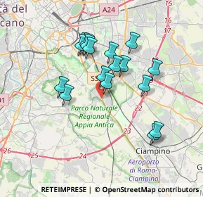 Mappa Via Bagnara Calabra, 00178 Roma RM, Italia (3.30647)
