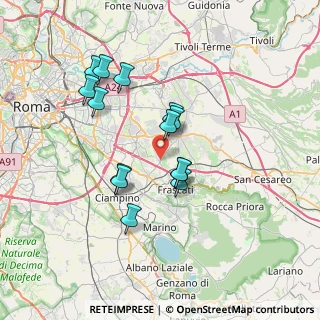 Mappa SP 77b, 00044 Frascati RM (6.67714)