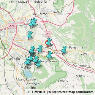 Mappa Via Provinciale Frascati Colonna, 00030 Colonna RM, Italia (7.602)