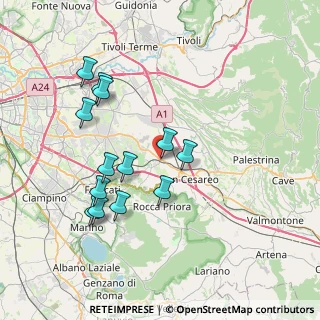 Mappa Via Provinciale Frascati Colonna, 00030 Colonna RM, Italia (7.77769)