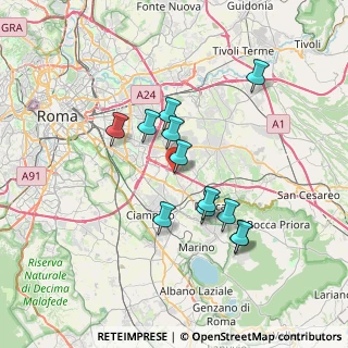 Mappa Viale Jean Paul Sartre, 00133 Roma RM, Italia (6.53167)
