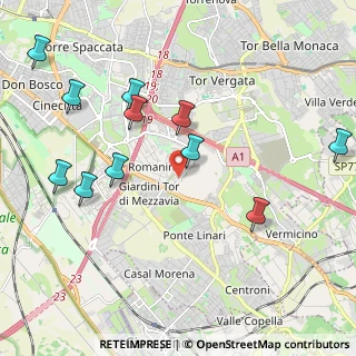 Mappa Via Biagio Petrocelli, 00173 Roma RM, Italia (2.45364)