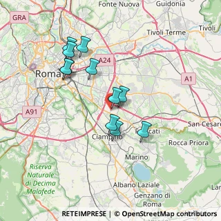 Mappa Via Biagio Petrocelli, 00173 Roma RM, Italia (6.82455)