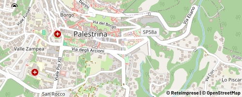 Mappa Palestrina