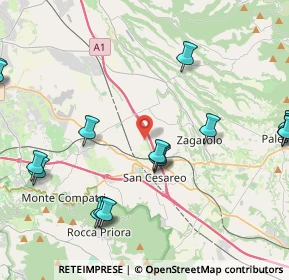 Mappa Via di Colle Chiuso, 00030 San Cesareo RM, Italia (6.143)