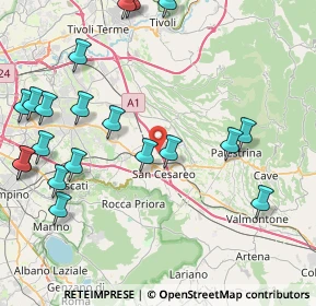 Mappa Via di Colle Chiuso, 00030 San Cesareo RM, Italia (11.0115)