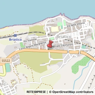 Mappa Strada statale 522, 89817 Briatico, Vibo Valentia (Calabria)