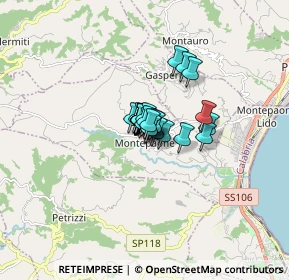 Mappa Via Roma, 88060 Montepaone CZ, Italia (0.60667)