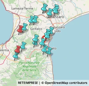 Mappa Via Roma, 88060 Montepaone CZ, Italia (15.3775)