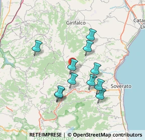 Mappa Via Nucarella, 88067 Cenadi CZ, Italia (6.73818)