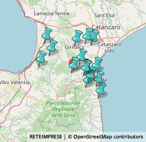 Mappa Via Nucarella, 88067 Cenadi CZ, Italia (10.95733)