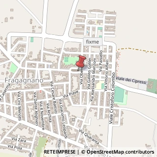 Mappa Via papa giovanni xxiii 4, 74022 Fragagnano, Taranto (Puglia)