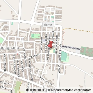 Mappa Via A. Manzoni, 27, 74022 Fragagnano, Taranto (Puglia)