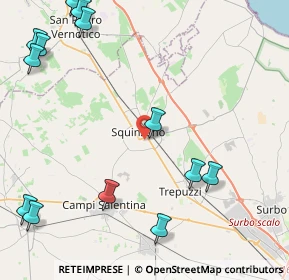 Mappa Via Lecce, 73018 Squinzano LE, Italia (6.45)