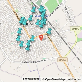 Mappa Via Lecce, 73018 Squinzano LE, Italia (0.5685)