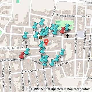 Mappa Via C. Battisti, 74022 Fragagnano TA, Italia (0.1)