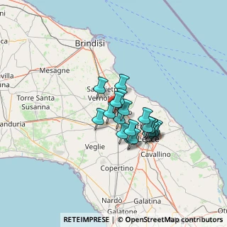 Mappa Vestibology medical, 73018 Squinzano LE, Italia (9.6785)