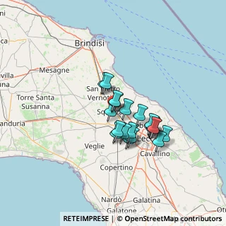 Mappa Vestibology medical, 73018 Squinzano LE, Italia (10.5655)