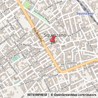 Mappa Via Santo Giuseppe, 31, 73018 Squinzano, Lecce (Puglia)