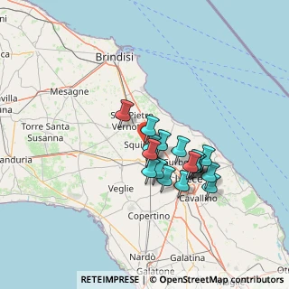 Mappa Via Macello, 73018 Squinzano LE, Italia (11.83294)