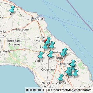 Mappa Via Macello, 73018 Squinzano LE, Italia (20.19)